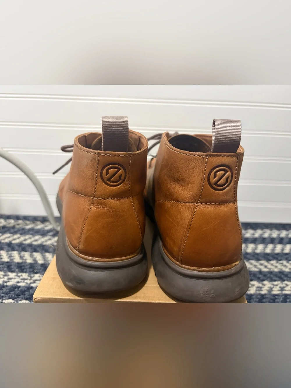 Cole Haan Tan Leather Zeroground Chukka Boots
